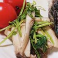 akiyuママ's cooksnap of when they made エリンギと三つ葉あえ.