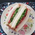 ☆hikonyan☆'s cooksnap of when they made ゆずこしょうマヨのサンドイッチ.