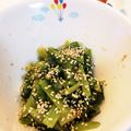 クックE662AA☆'s cooksnap of when they made 簡単★美味しい★小松菜のナムル.