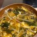 へりんぐ's cooksnap of when they made もやしと卵の食べるピリ辛スープ★.