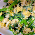 ラブパンチェリー's cooksnap of when they made なばなと卵の炒めもの.