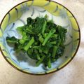 mimirin♡'s cooksnap of when they made 菜の花のごま和え☆子供もパクパク.
