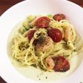 なーなちゃん's cooksnap of when they made アボカドクリームの冷製パスタ.