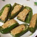 ちびちびままごん's cooksnap of when they made 梅肉入りピーマンの肉詰め.