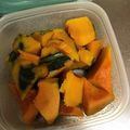 クックZ8J4H4☆'s cooksnap of when they made お弁当に♪連れてって☆かぼちゃの煮物.