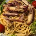 △▽食いしんぼう△▽'s cooksnap of when they made SHIORIレシピ備忘サバ味噌缶パスタ.