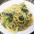 ぽぴぽぴ's cooksnap of when they made ほうれん草とじゃこの和風パスタ.