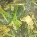 kyokoha's cooksnap of when they made ほうれん草と揚げ玉の麺つゆ和え♪.