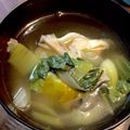 料理に目覚めた高校生's cooksnap of when they made お母さんの水餃子とチンゲン菜の生姜スープ.