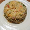 ariyuki97's cooksnap of when they made レンジで3分♡カニカマとネギのチャーハン.
