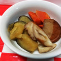 お魚キッチン's cooksnap of when they made さつまいも人参ちくわの煮物.