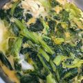 ayakocook's cooksnap of when they made 冬菜の卵とじ♡他の菜っ葉でもOK.