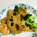 ｂｅｒｒｙ＋'s cooksnap of when they made 柔らか鶏むね肉とれんこんのオイスター炒め.