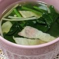 ゆけり３兄弟's cooksnap of when they made ほうれん草とベーコンのコンソメスープ.
