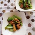 ﾁｲﾁｬﾝﾏﾏ's cooksnap of when they made 小松菜と油揚げのオイスターソース炒め☆.