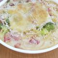 えりこ82☆'s cooksnap of when they made チキンとほうれん草のとろりパスタグラタン.