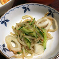 ゆうあラブ's cooksnap of when they made もやしときゅうりと竹輪の豆板醤和え.