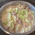 うめ香港's cooksnap of when they made 鶏肉とキャベツのみそミルク煮.
