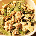 ととの奥さん's cooksnap of when they made アスパラとささみのごまマヨ和え.
