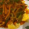 HappyNene☆'s cooksnap of when they made 給料日前に活躍！卵の野菜あんかけ☆.