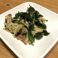 にじゆめa's cooksnap of when they made ほうれん草とベーコンとえのきのバター炒め.