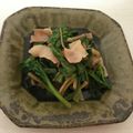 チェリチョコ's cooksnap of when they made ほうれん草となめたけのバター炒め。.