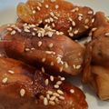 Ebi1783☆'s cooksnap of when they made お餅をおかずに♪お餅と大葉の肉巻き.
