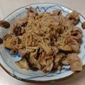 PAPACCI's cooksnap of when they made 豚とエノキのニンニクバター醤油炒め.
