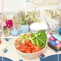 sakuraロゼット's cooksnap of when they made 胡瓜リボン♪ほうれん草と生ハムのサラダ.