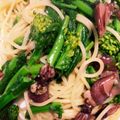 67luna's cooksnap of when they made ホタルイカと菜の花の和風パスタ.