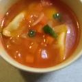 aizu_po's cooksnap of when they made 水餃子入り！野菜たっぷり満腹トマトスープ.