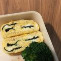 べクーべ's cooksnap of when they made 朝♪弁当♪釜揚げシラス焼き海苔の卵焼き.
