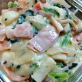 dottco's cooksnap of when they made ベーコンと長芋のクリーム煮.