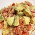 かつぞう☆'s cooksnap of when they made 簡単！アボカドとトマトの胡麻マヨサラダ.