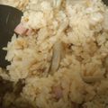 JunAiママ's cooksnap of when they made ごぼうとベーコンの炊き込みご飯.