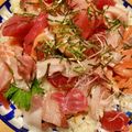 たいがちん's cooksnap of when they made パーティにも☄母の味海鮮ちらし寿司☄.