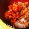 ☆ichika＊☆'s cooksnap of when they made キムチ納豆ごはん～ごま油を添えて～.