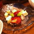 ♡ゆんも♡'s cooksnap of when they made クリスマス色❤生ハムと苺の前菜.
