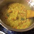 すーーん's cooksnap of when they made キチュリ　インド風イエロームングのお粥.