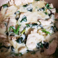 70minto's cooksnap of when they made 鷄むね肉とほうれん草のクリーム煮.