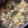 ☆motsu☆'s cooksnap of when they made 包丁なしで玉子ともやしわかめの中華スープ.