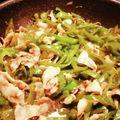 koorihime's cooksnap of when they made 中国人直伝!ピーマンと豚バラの青椒肉絲.