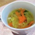 ナツ☆ママ's cooksnap of when they made 朝食にも✨白菜とニンジンのコンソメスープ.