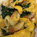 くぅちょこらんたん's cooksnap of when they made ふわふわ卵のちくわニラ玉.