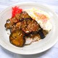＠迷子＠'s cooksnap of when they made ナスとベーコンの温玉プレート.