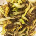 chiechie27's cooksnap of when they made レンジで簡単！セロリの塩昆布和え.
