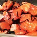 ★あらちゃん★'s cooksnap of when they made サーモン&ホタテのナムル漬け.