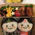 mimikor's cooksnap of when they made ひな祭り♪ちょこんとお雛さま＊キャラ弁.