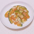 まあまま☆0403's cooksnap of when they made お弁当に★かぼちゃのアーモンド炒め.