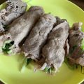 うなちゃん！'s cooksnap of when they made ちょっと贅沢な牛肉の水菜巻き.